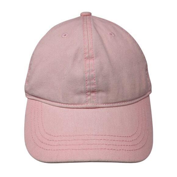 Old Navy Slideback Baseball Cap Pink One Size Adjustable 6 Panel Blank Cotton - Picture 1 of 9